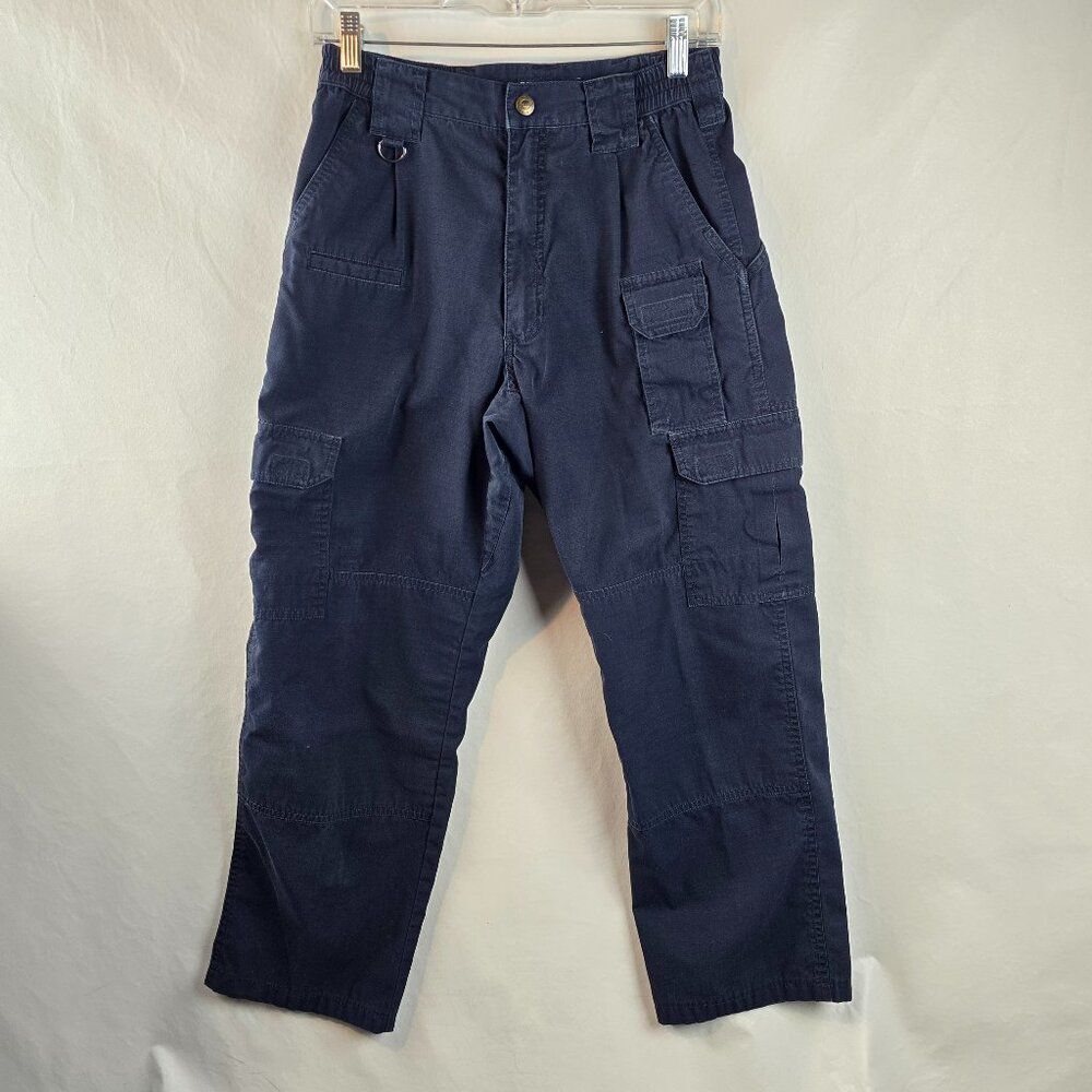 5.11 Tactical Cargo Pants Mens 28x30 Navy Utility Outdoor Workwear Actual 26x26